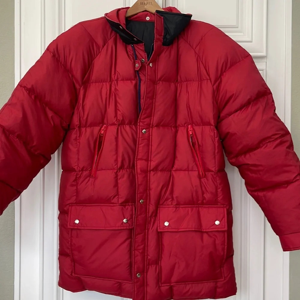 Reversible Puffer Jacket Red Black size UNKNOWN Large/XL (read Sz description) - Picture 2 of 16